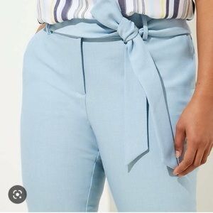 Loft Plus Marisa Tie Waist Pants